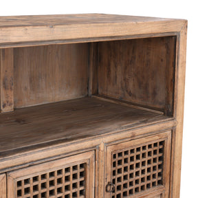Chinese Elm Kitchen Cabinet From Hebei - 19th Century