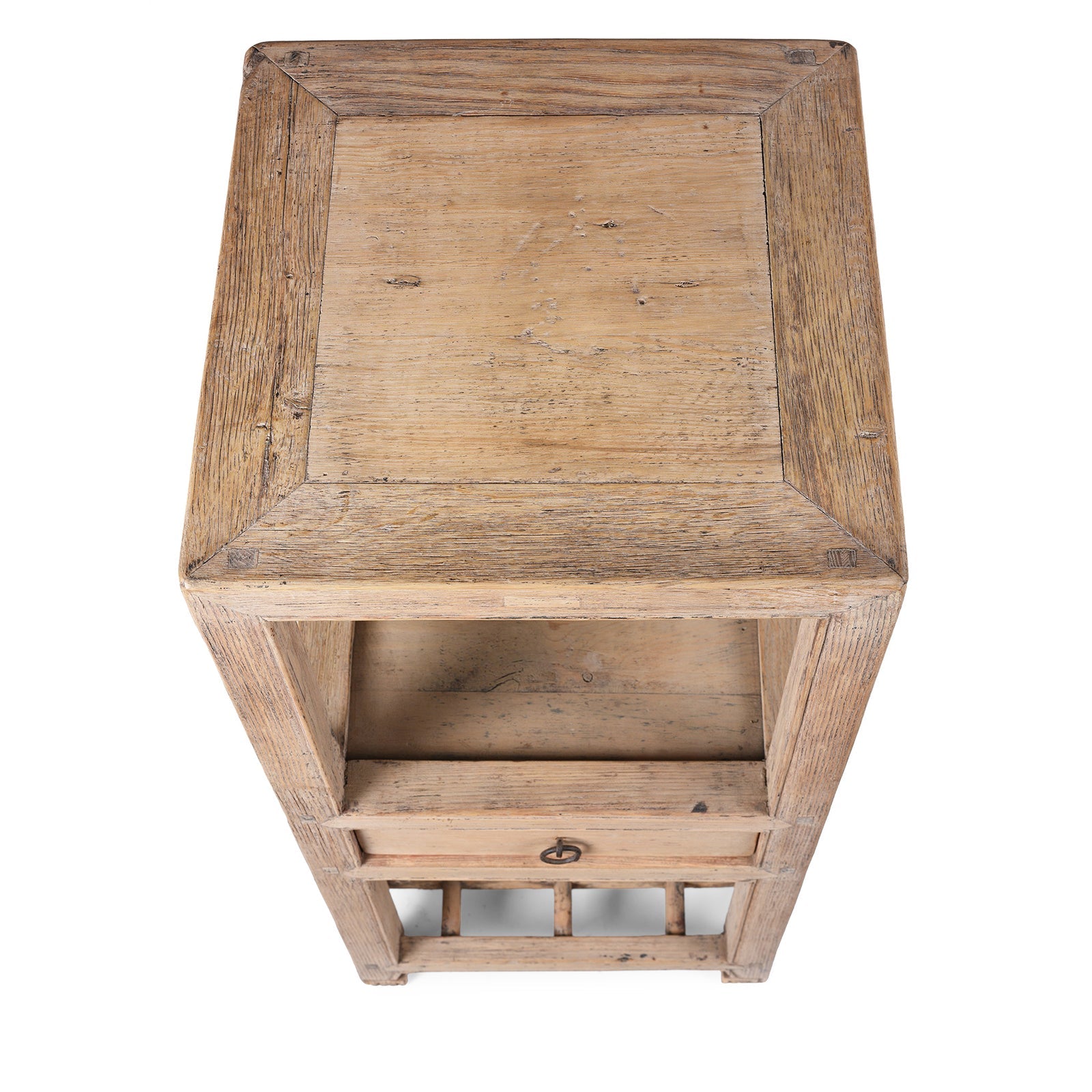 Pine Flower Stand From Tianjin -19th Century
