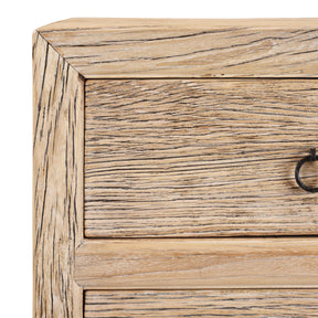 Rustic Sunbleached 4 Drawer Tallboy