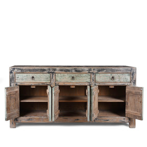 Green & Black Painted Sideboard