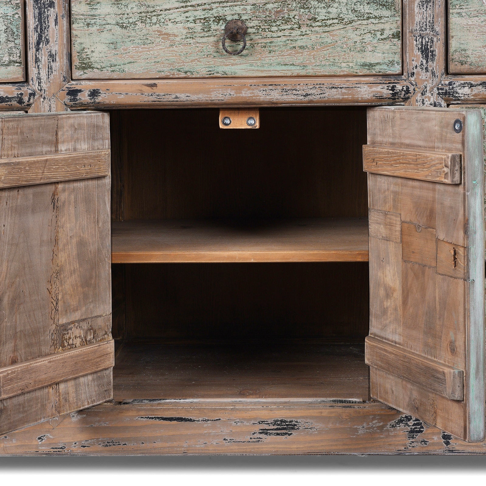 Green & Black Painted Sideboard