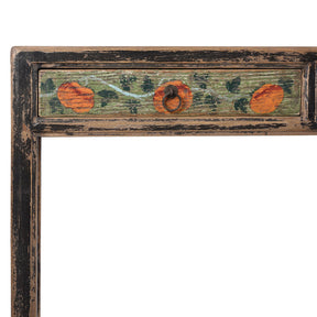Painted Three Drawer Console Table Made From Old Wood