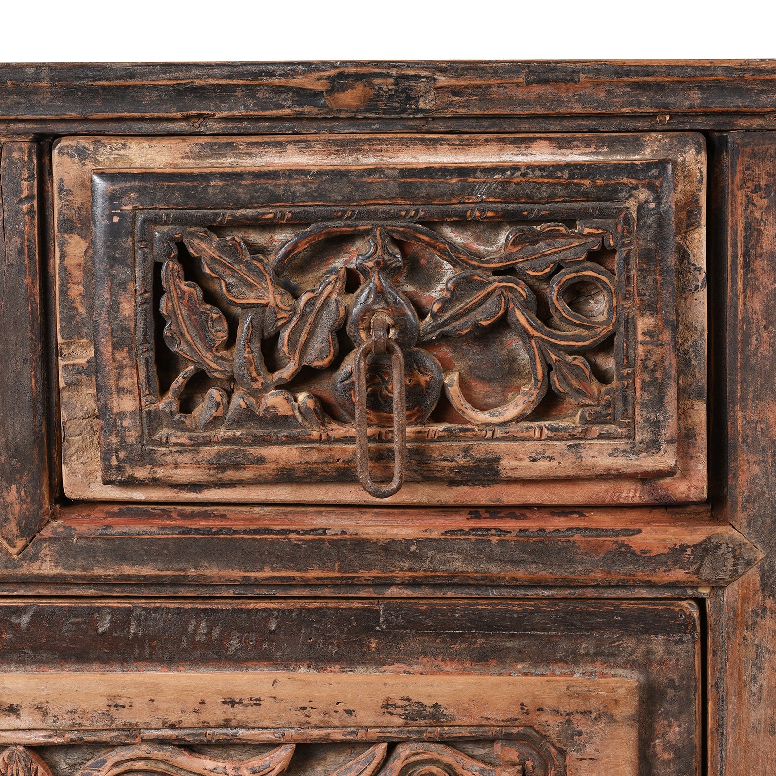 Carved Coffer Table From Shanxi - 19th Century
