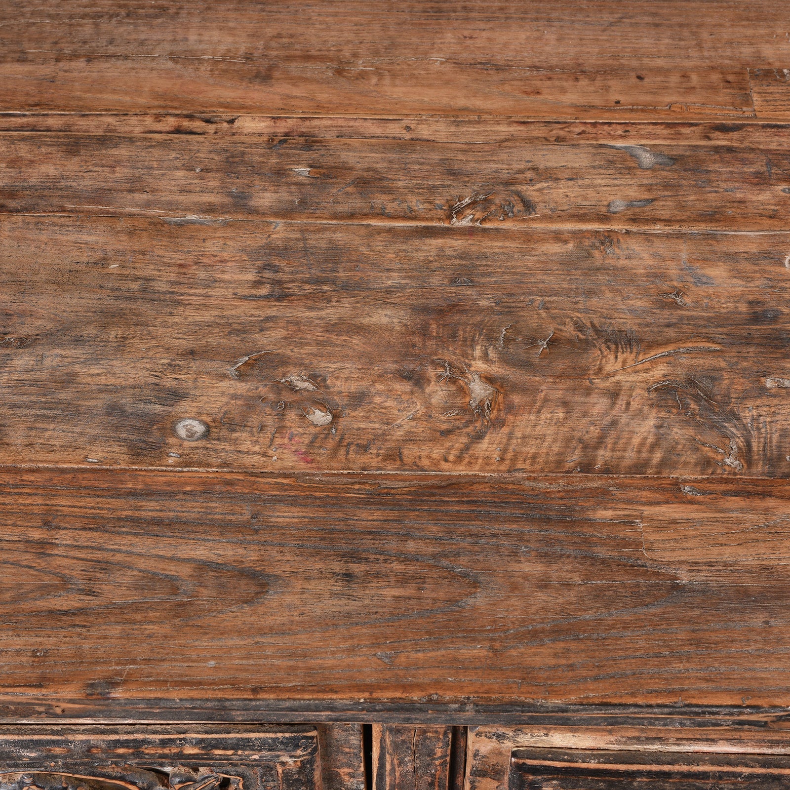Carved Coffer Table From Shanxi - 19th Century