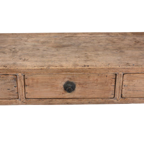 Bleached Console Table From Shanxi - 19th Century