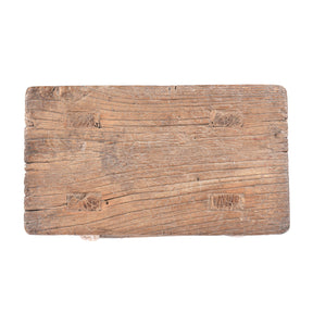Bleached Elm Farmers Milking Stool - 19th Century