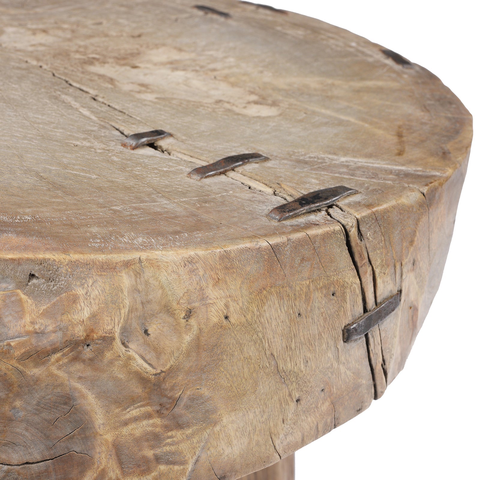 Farmers Chopping Block Coffee Table - Late 19th Century