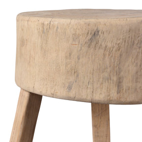 Farmers Chopping Block Stool - Yumu Elm