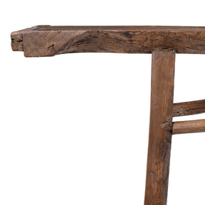 Old Chinese Elm Farmhouse Console Table