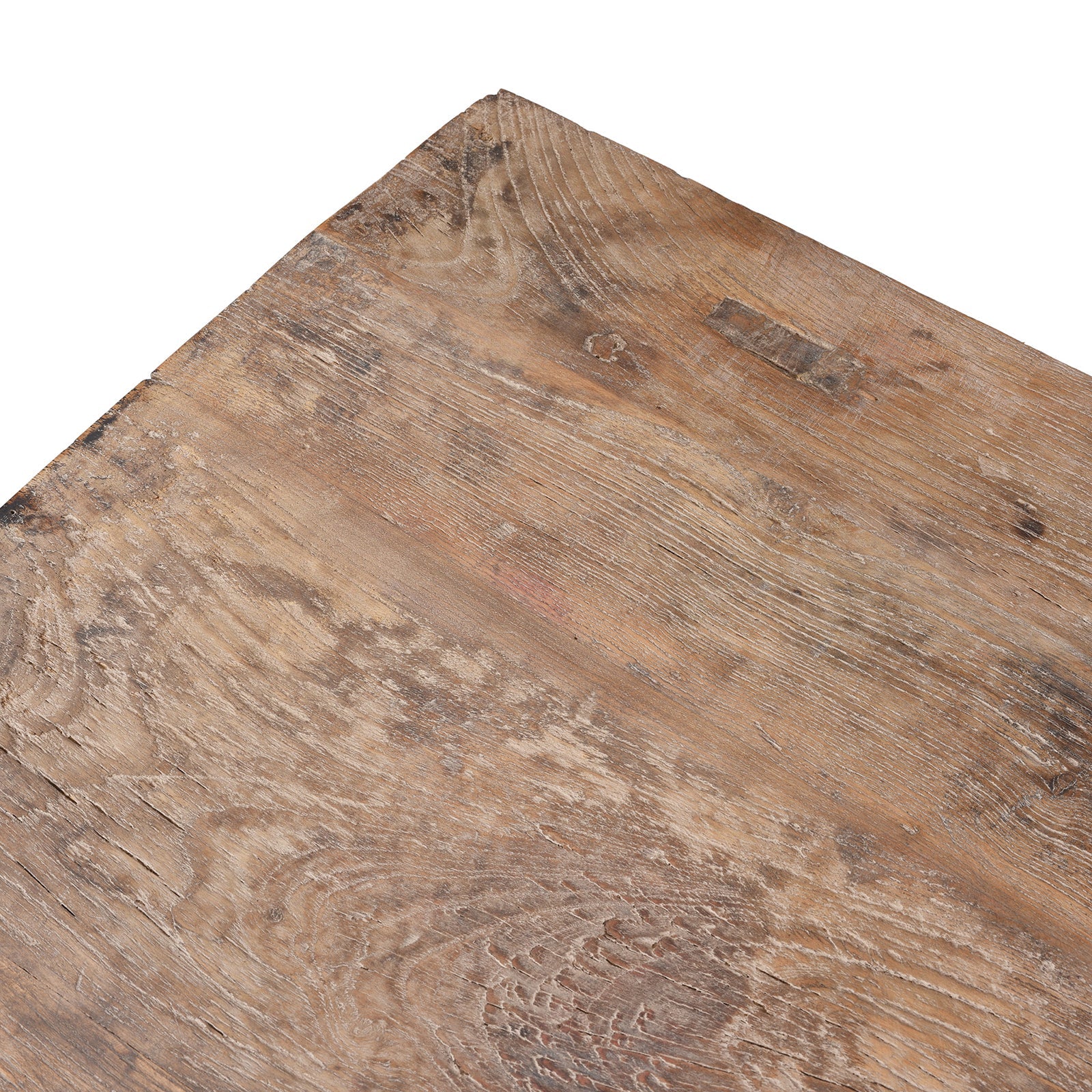 Elm Coffee Table With Drawers From Shandong - 19th Century