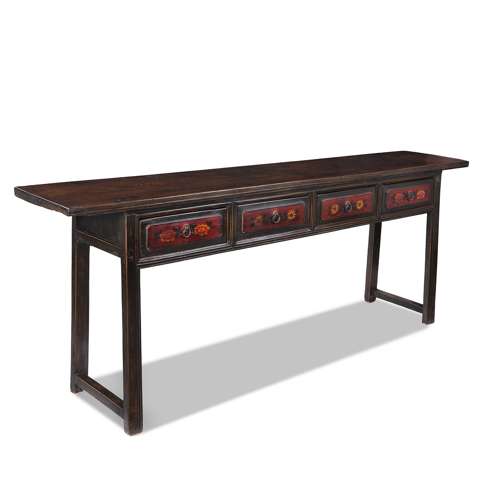 Painted Altar Table From Gansu - 19th Century