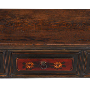 Painted Altar Table From Gansu - 19th Century