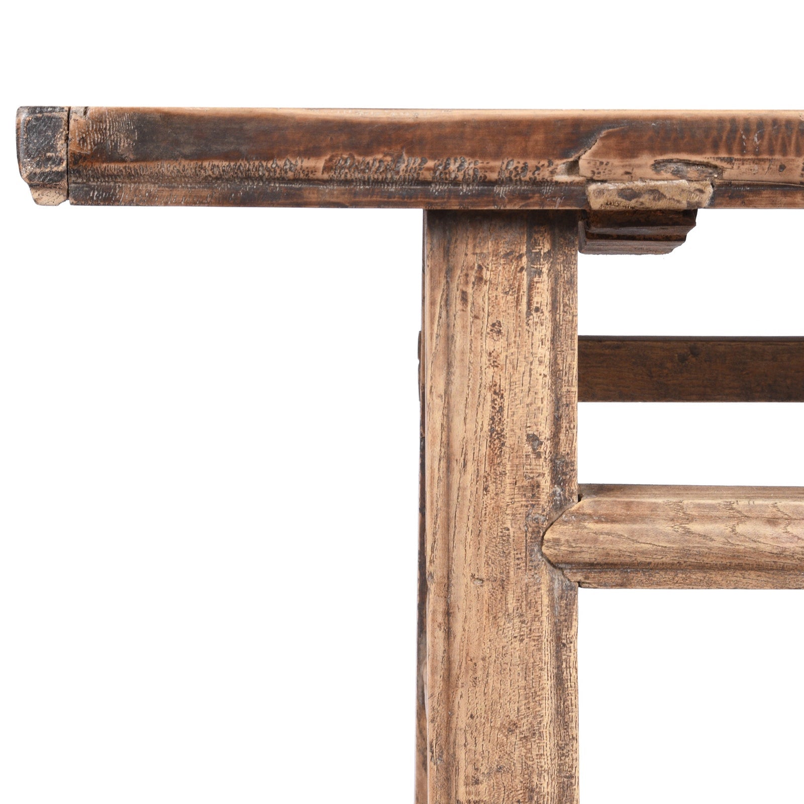 Rustic Walnut Coffee Table From Henan - Ca 1900