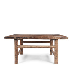 Rustic Walnut Coffee Table From Henan - Ca 1900