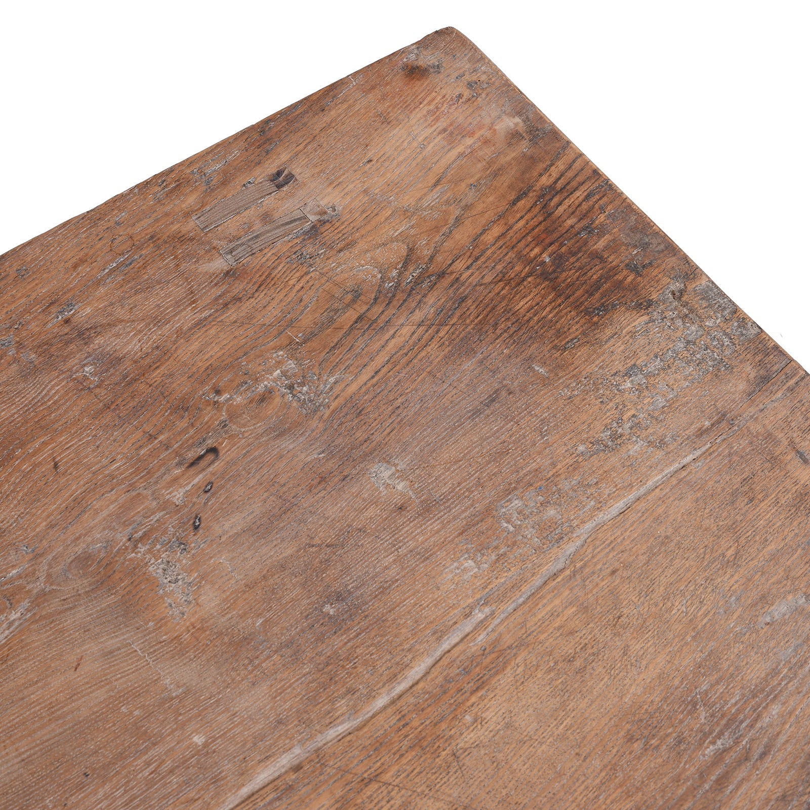 Rustic Elm Coffee Table – Circa 1900