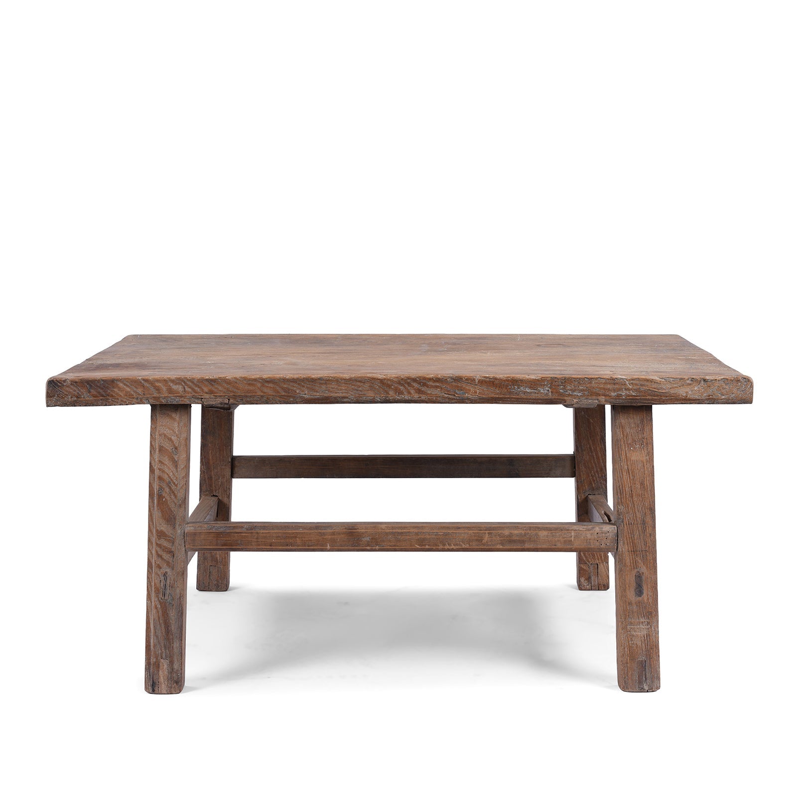 Rustic Elm Coffee Table – Circa 1900