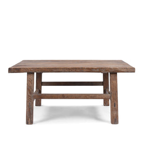 Rustic Elm Coffee Table – Circa 1900