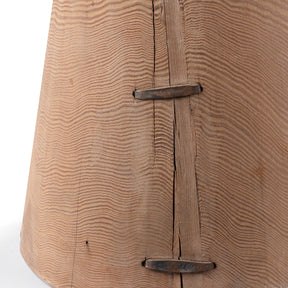 Bleached Stool / Side Table