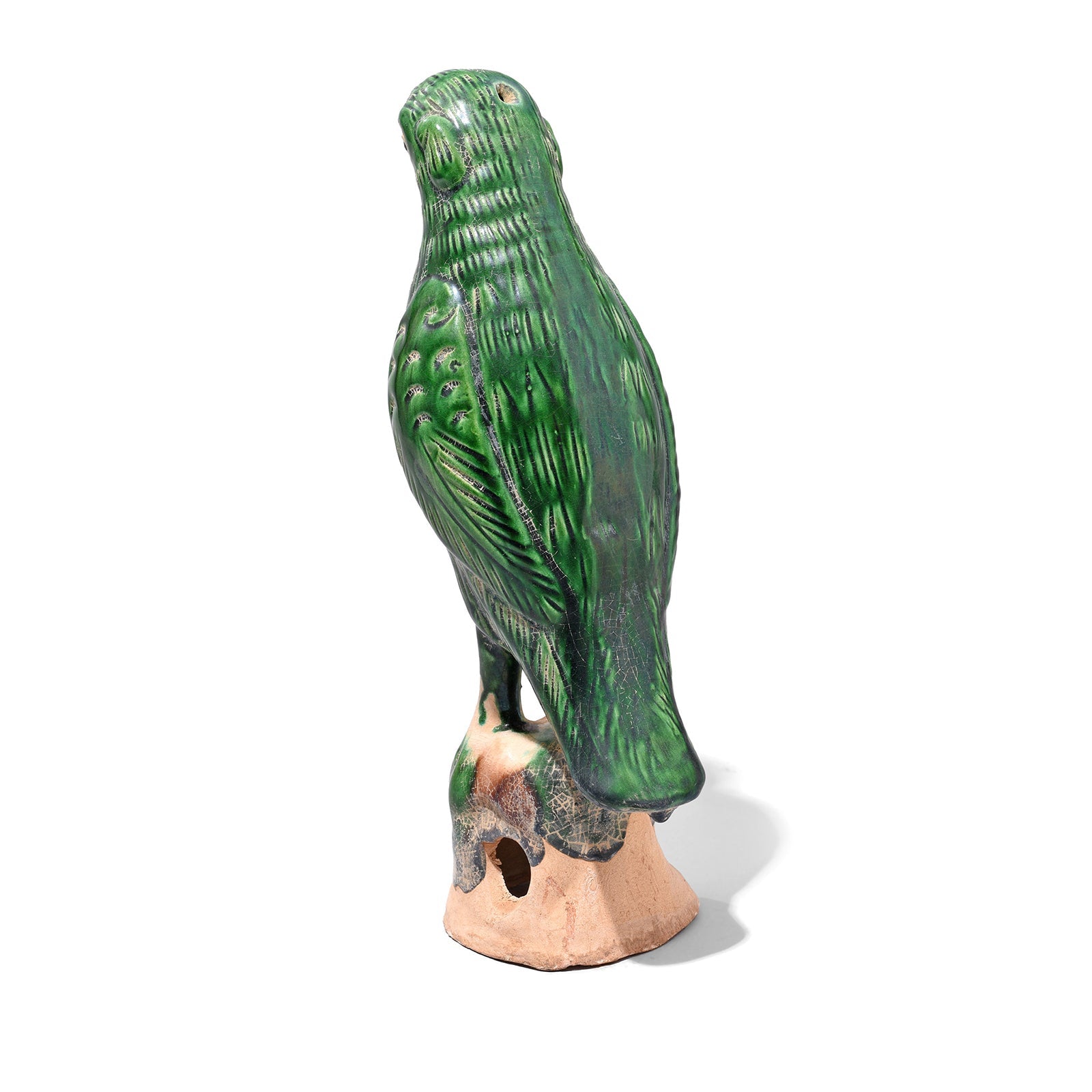 Porcelain Parrot Joss Stick Holder