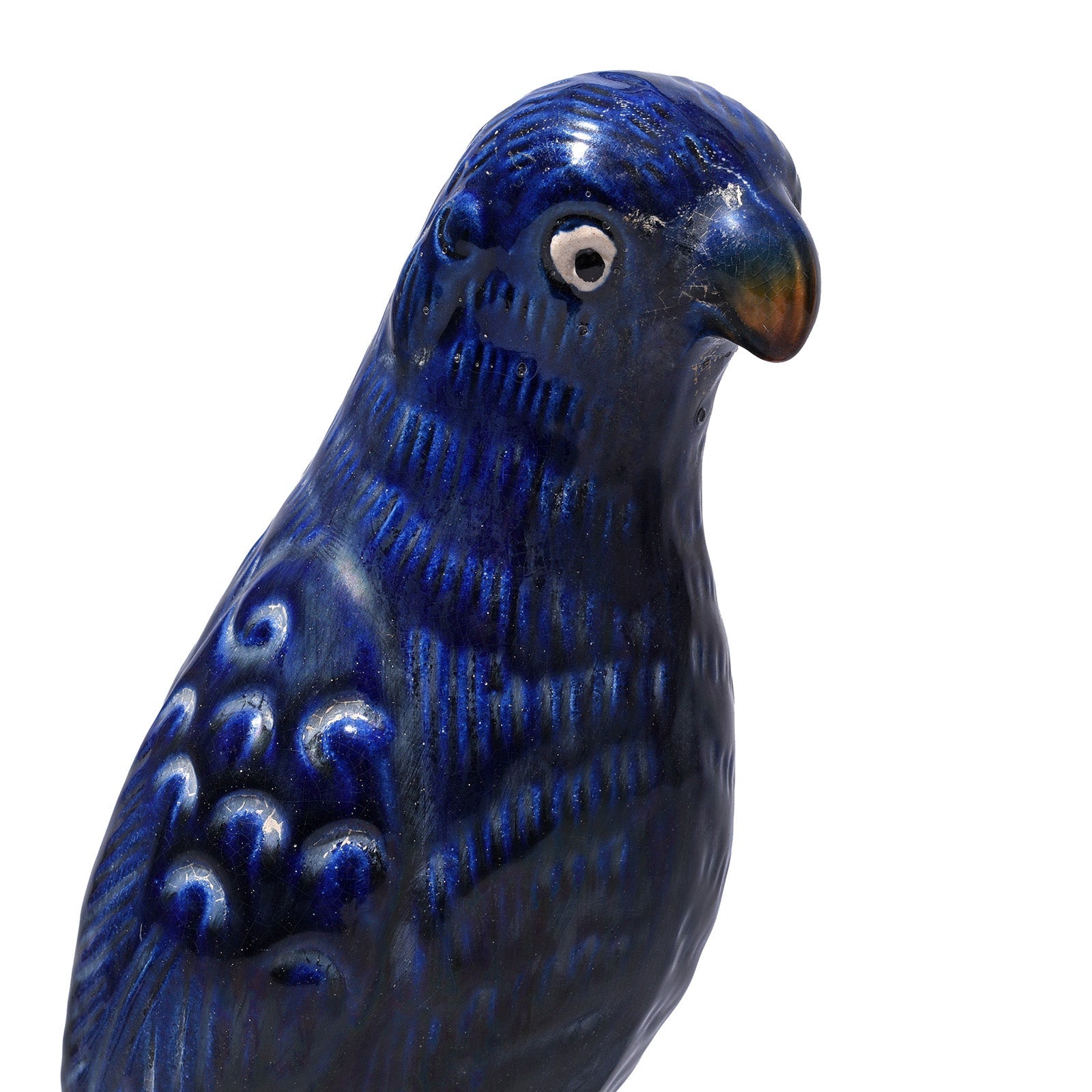 Porcelain Parrot Joss Stick Holder