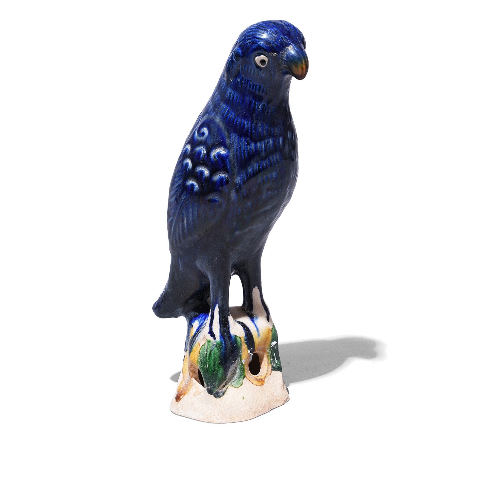 Porcelain Parrot Joss Stick Holder