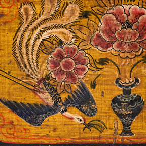 Painted Chest From Gansu - 19th Century