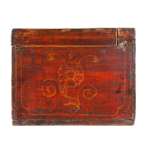 Painted Chest From Gansu - 19th Century