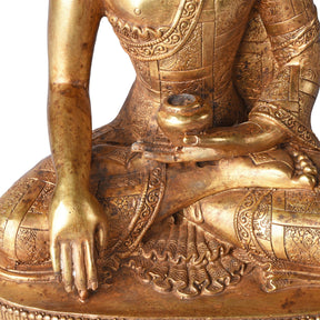 Gilt Brass Buddha - Varada Mudra