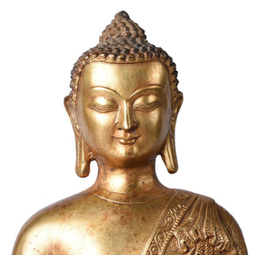Gilt Brass Buddha - Varada Mudra