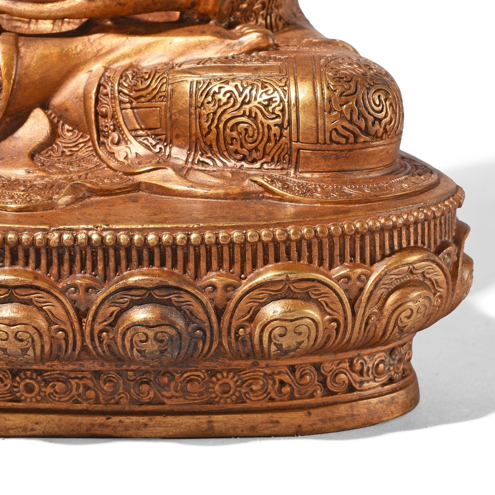 Gilt Brass Sitting Buddha - Dhyana Mudra
