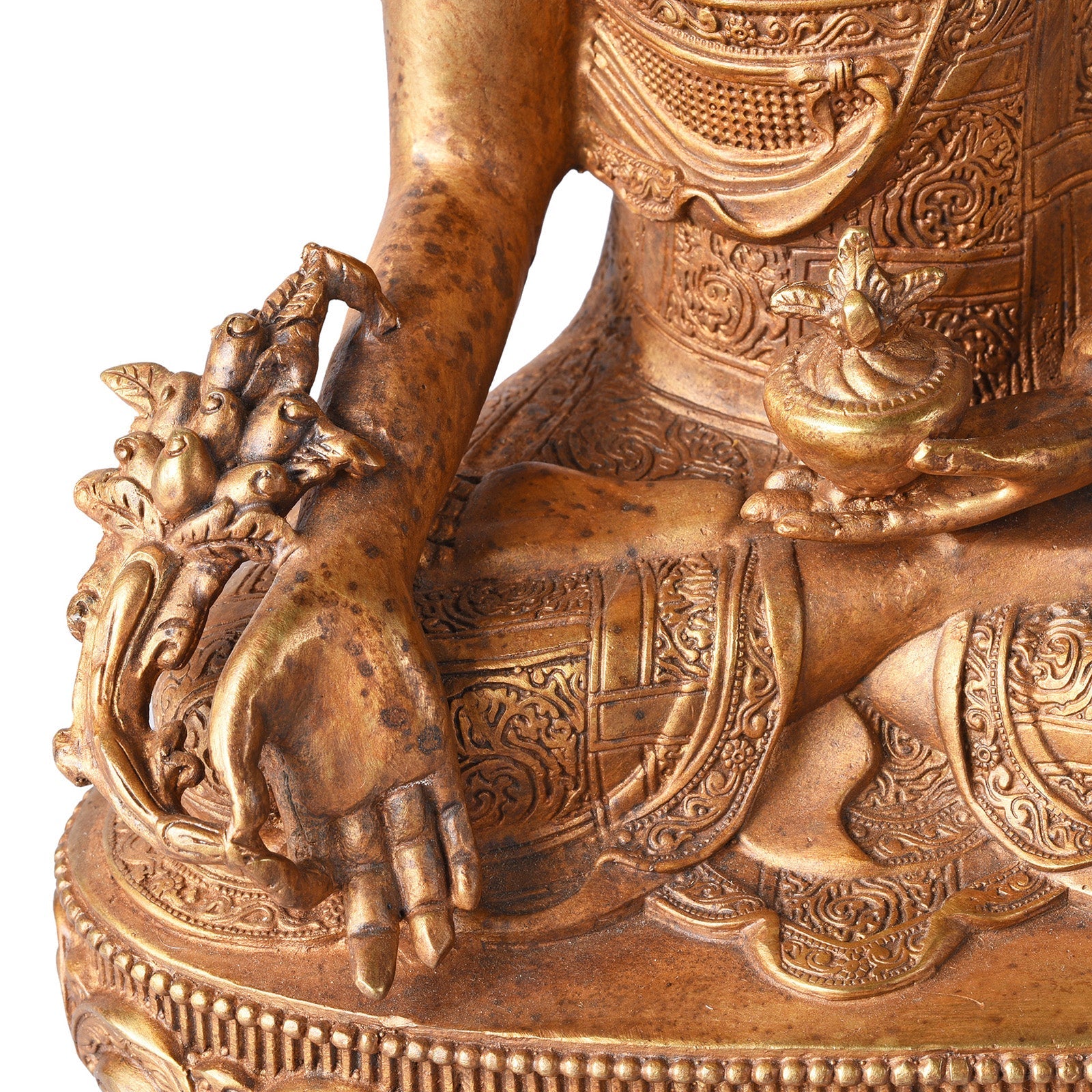 Gilt Brass Buddha - Varada Mudra