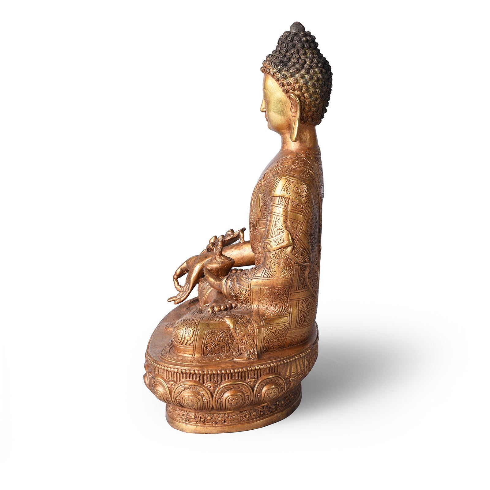 Gilt Brass Buddha - Varada Mudra