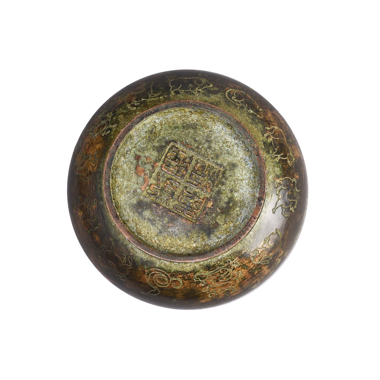 Bronze Zodiac Trinket Box