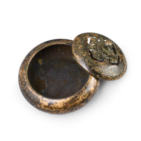 Bronze Incense Burner With Zodiac Engravings