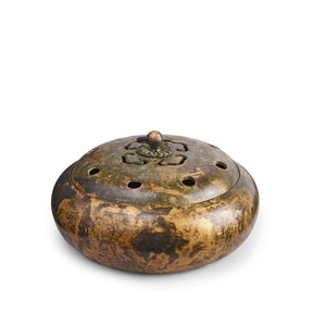 Bronze Incense Burner With Lid