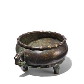 Bronze Incense Censer Bowl