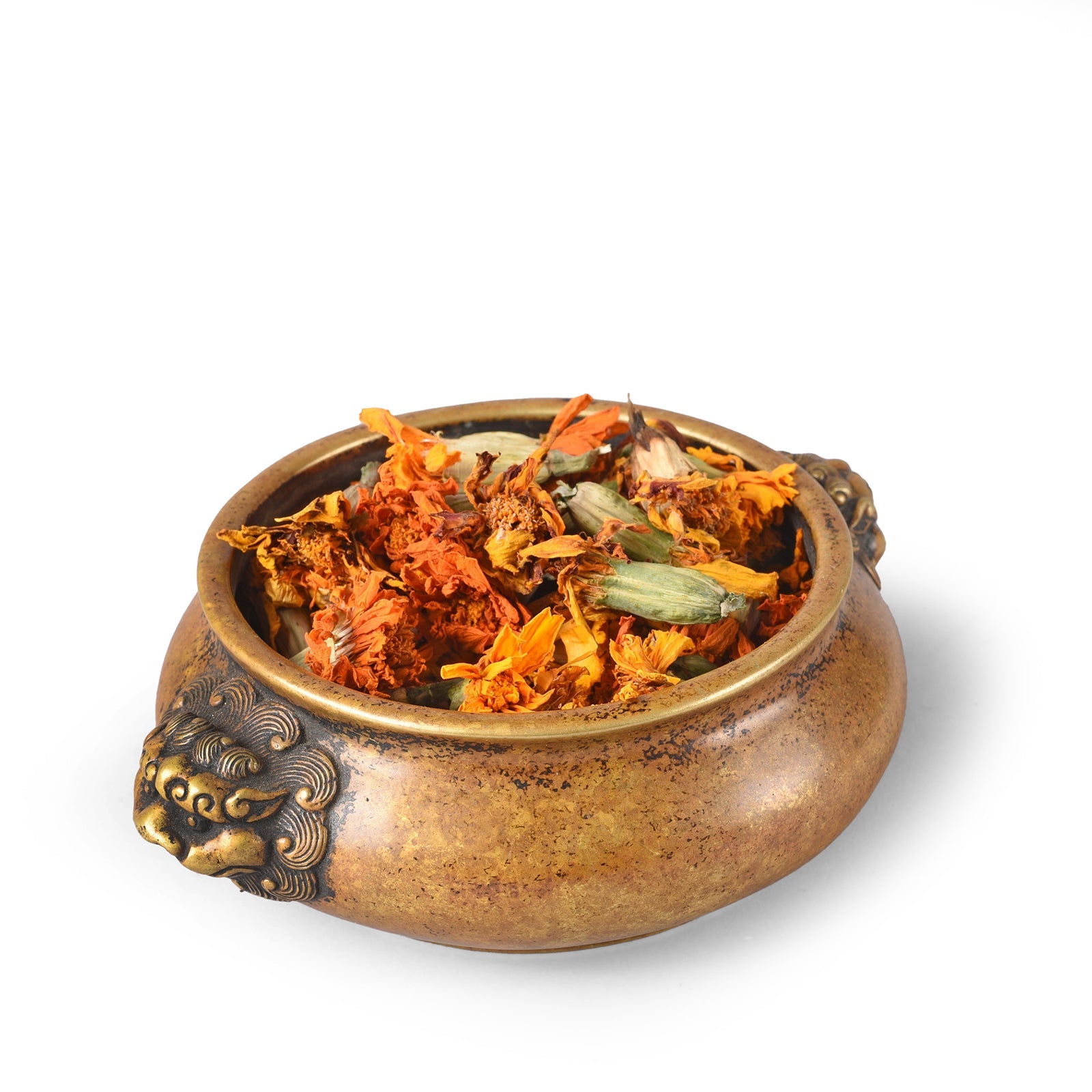 Lion Headed Bronze Incense Censer