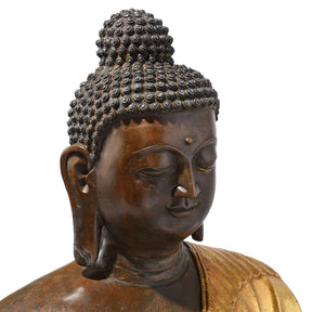 Gilded Statue Of Buddha - Dhyana Mudra