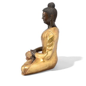 Gilded Statue Of Buddha - Dhyana Mudra