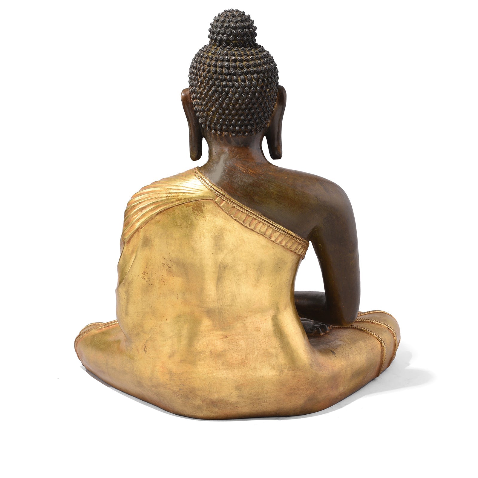 Gilded Statue Of Buddha - Dhyana Mudra