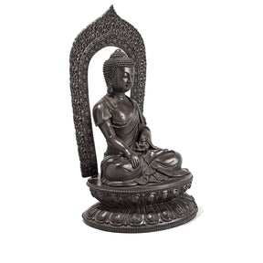 Bronze Sitting Buddha Statue - Bhumisparsha Mudra
