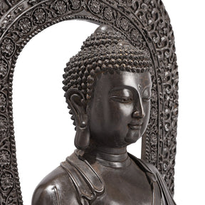 Bronze Sitting Buddha Statue - Bhumisparsha Mudra
