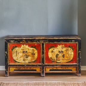 Painted Mongolian Sideboard - 19th Century