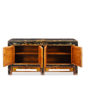 Painted Mongolian Sideboard - 19th Century