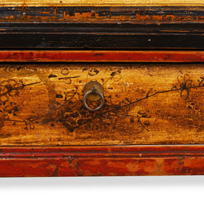 Painted Sideboard From Qinghai - 19th Century