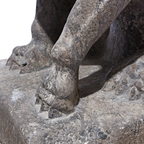Pair Of Stone Guardian Lions (Foo Dogs) - Circa 1920