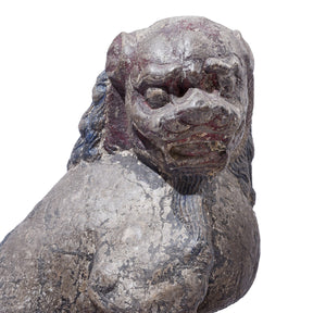 Pair Of Stone Guardian Lions (Foo Dogs) - Circa 1920