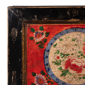 Painted Sideboard From Mongolia - 19th Century