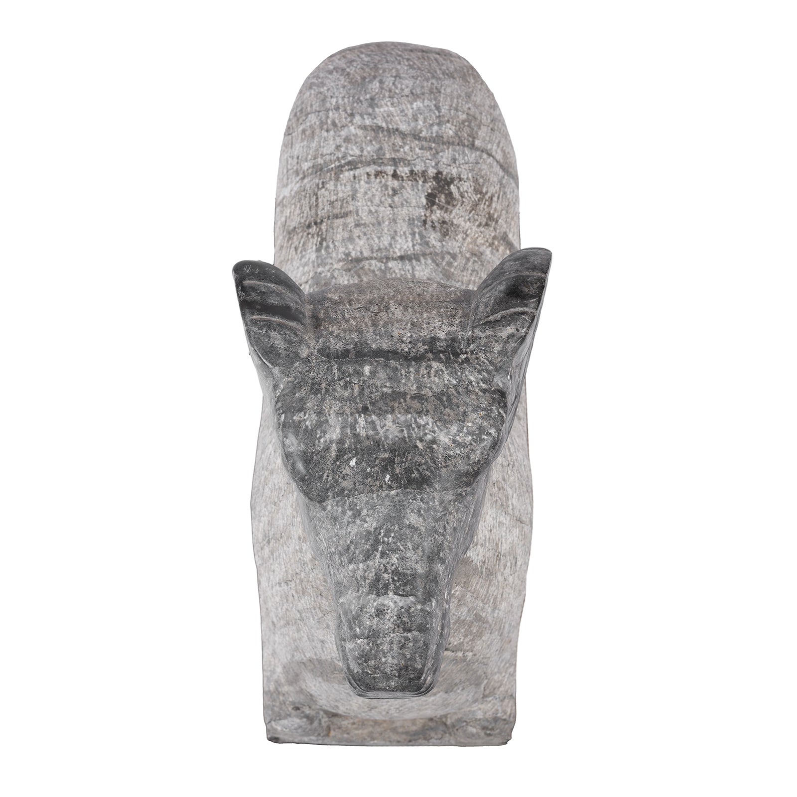 Hand Carved Granite Rams From Hebei Province