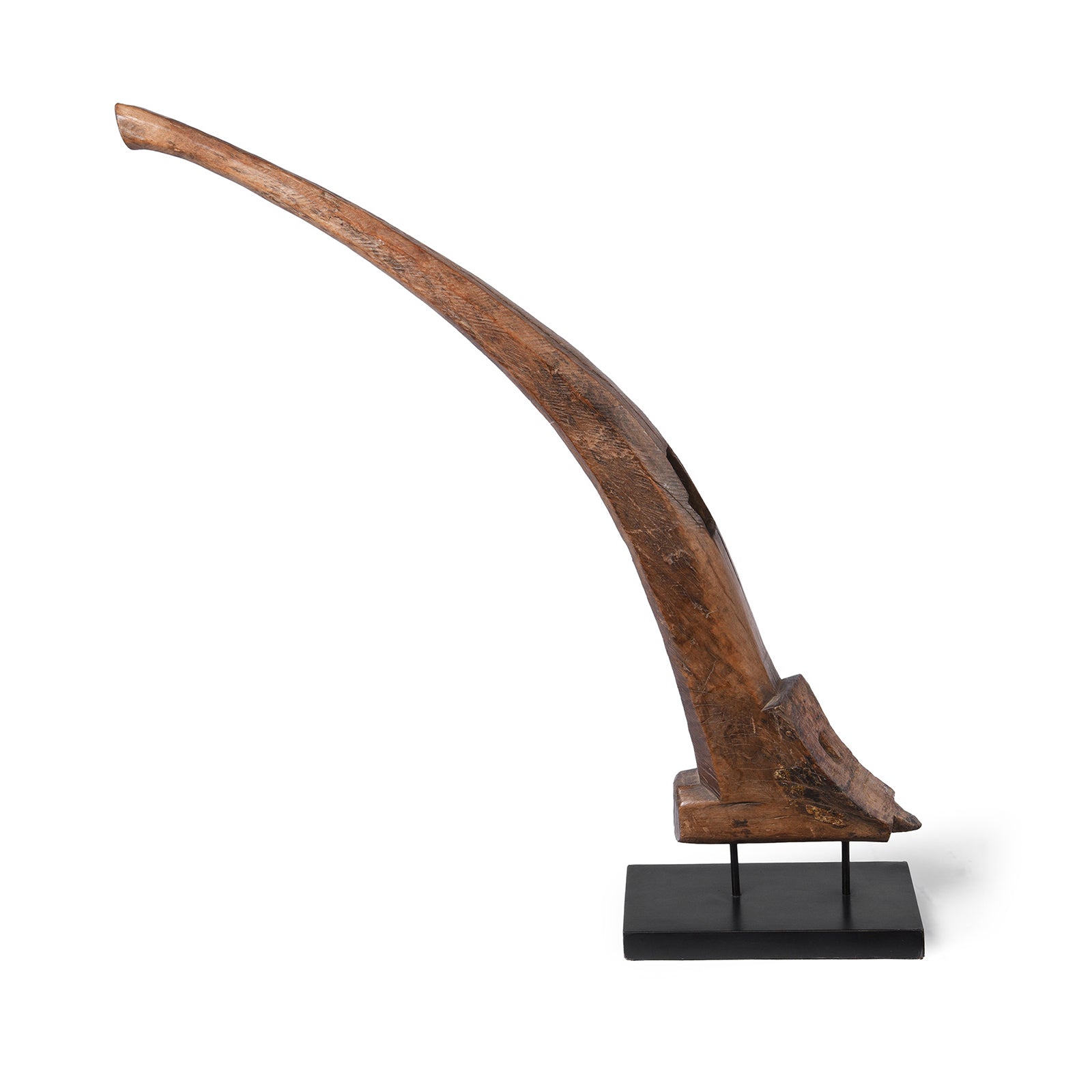 Old Wooden Plough Handles On Stand from Indonesia